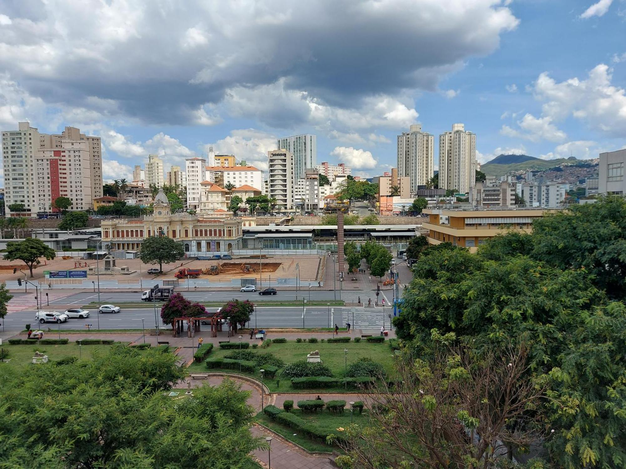 Apartamento Vista Praca Estacao Centro Bh Belo Horizonte Exterior foto